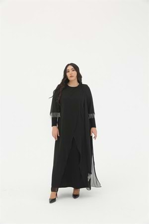 MÜSEMMA KOLLAR TAŞ PÜSKÜL SWAROVSKİ ABAYA