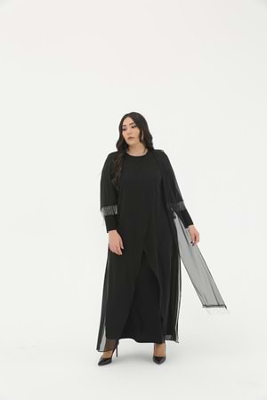 MÜSEMMA KOLLAR TAŞ PÜSKÜL SWAROVSKİ ABAYA