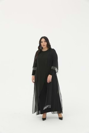 MÜSEMMA KOLLAR TAŞ PÜSKÜL SWAROVSKİ ABAYA